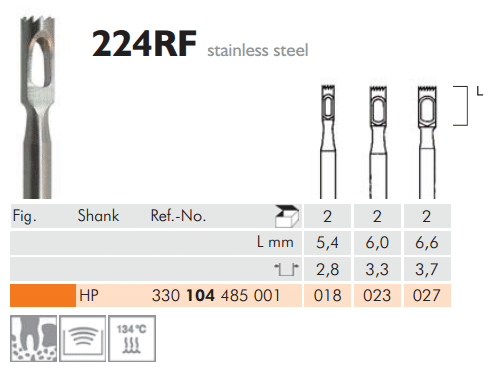 Meisinger Trephines 224RF Stainless Steel