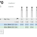 Meisinger Diamond Diabolo Hourglass 870 FG Medium