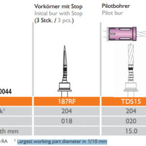 Meisinger (IPK02) Implant Preparation Kit with Stop