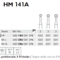 Allport Round Drill Tungsten Carbide HM 141A RA XL