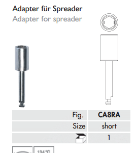 Meisinger Adapter for Spreader Short