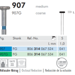 Meisinger Diamond Wheel 907G FG 041 Coarse L 1.0mm
