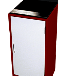 HANDLER MODEL # 245 Single Door Cabinet - 18'' WITH BACKSPLASH