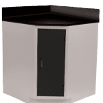 HANDLER MODEL # 251 Corner Cabinet Approximately 36''W x 36''H WITH BACKSPLASH