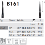 Meisinger Black Cobra Surgery Bur B161 RA L 018 L 11.0