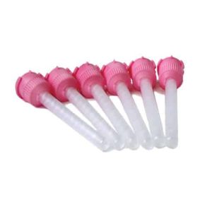 Exacta - Impression Material Mixing Tips - Medium / Pink