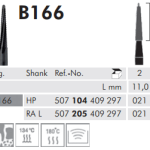 Meisinger Black Cobra Surgery Bur B166 RA L 021 L 11.0