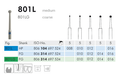 Meisinger Diamond Round 801L HP Medium