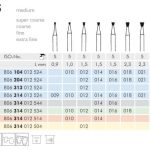 Meisinger Diamond Inverted Cone 805H FG Super Coarse