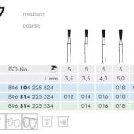 Meisinger Diamond Long Inverted Cone 807G FG Coarse