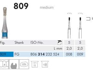Meisinger Diamond Pear 809 FG Medium