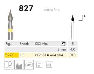 Meisinger Diamond Onion 827C FG Extra Fine 018