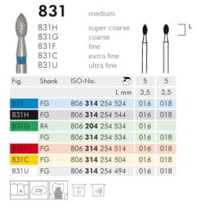 Meisinger Diamond Football 831G RA Coarse 016