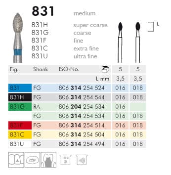 Meisinger Diamond Football 831G RA Coarse 016