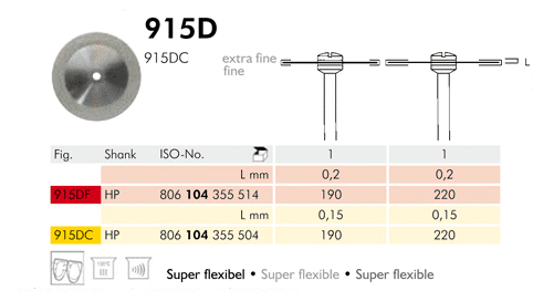 Meisinger Diamond Disc HP 915DC Extra Fine