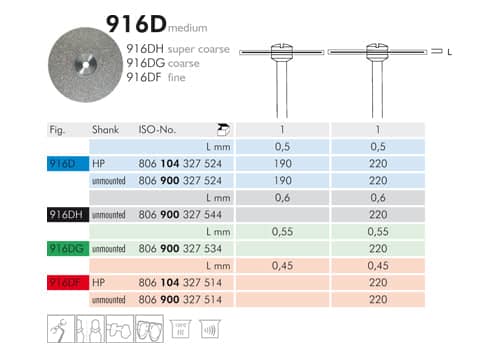 Meisinger Diamond Disc HP 916D Medium