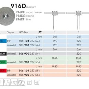 Meisinger Diamond Disc HP 916DG Coarse