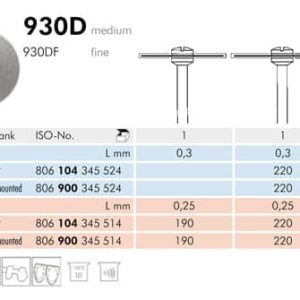 Meisinger Diamond Disc HP 930DF Fine