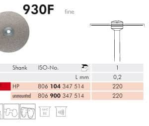 Meisinger Diamond Disc HP 930F Fine