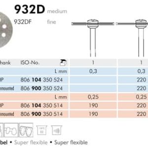 Meisinger Diamond Disc HP 932DF Fine