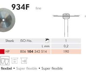 Meisinger Diamond Disc HP 934F Fine