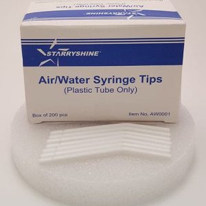 WYKLESure Tip, Air/Water Syringe Tips Disposable (White/White) Tubes ONLY 200/pk #8653