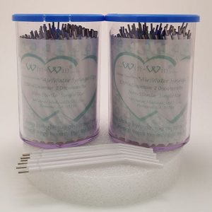 WYKLESure Tip, Air/Water Syringe Tips With Metal Tube (Metal/White) 250/pk #8651B-250