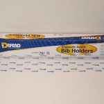 DEFEND Disposable Patient Bib Holders, 250/pk #PB-8500