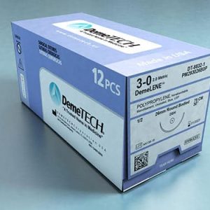 DEMETECH Polypropylene 4-0 DPS-2/19MM 18"/45CM #DT-8682-1