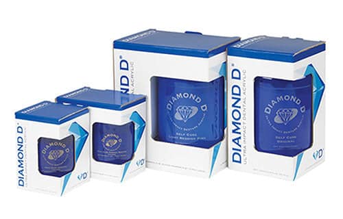 KEYSTONE Diamond D Heat Cure or Self Cure Kits, 1lb., 5lbs. or 25lbs. #1013061