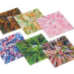 KEYSTONE "New" Pro-form Tie Dye Mouthguards All Colors .160 (4MM) 5"x5" or Round 6/pk #7954000