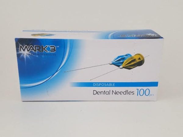 Mark3 Plastic Hub/Self-Threading Dental Needles 27GA Long #DN-2000
