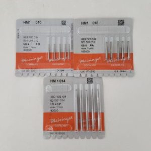 Meisinger Tungsten Carbide Burs, All Shanks & Sizes, 5/pk #HM1