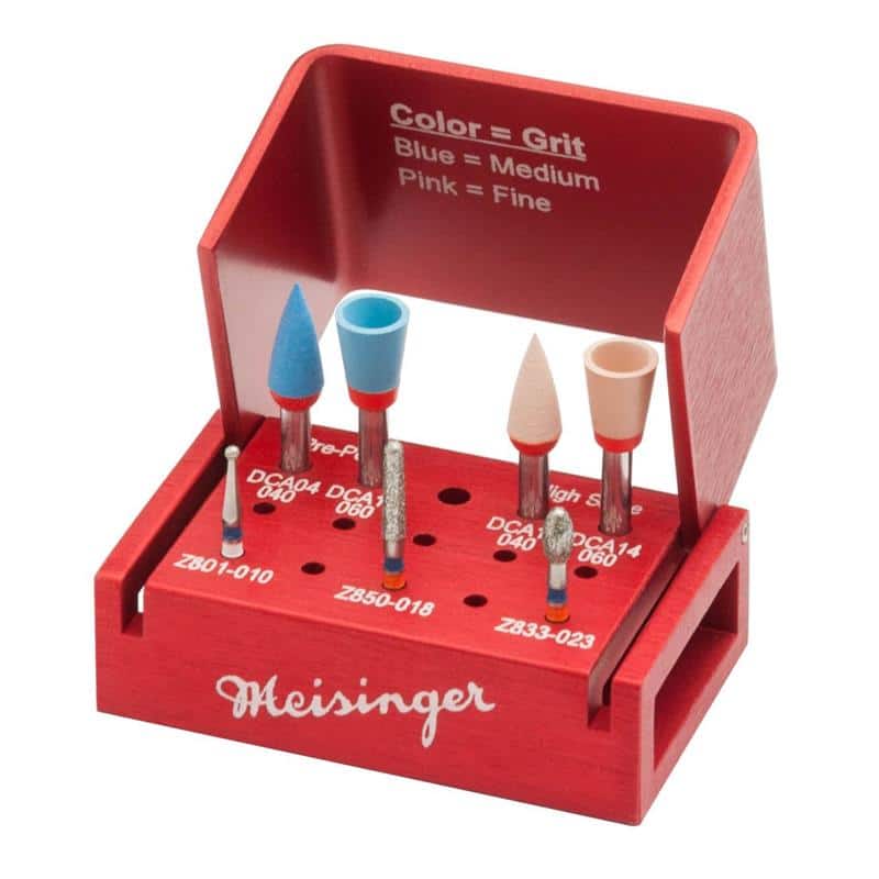 Meisinger (LUS91) LUSTER for Zirconia Intraoral Adjusting Kit