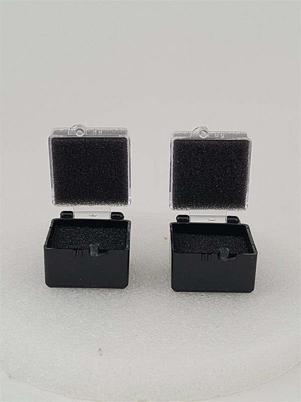 1" Crown Boxes - Plastic Clear Top w/ Preinserted Foam, 1,000/Box