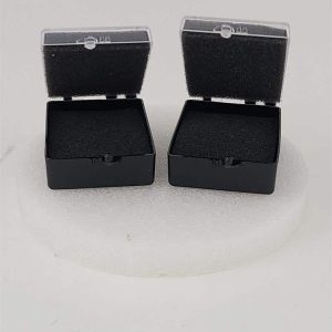 2" Crown Boxes - Plastic Clear Top w/ Preinserted Foam, 500/Box