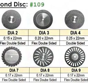 Meta Dental Corp Diamond Discs, All Types & Sizes 1/pk #109
