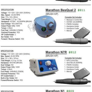 Meta Dental Corp Micromotors w/ Handpieces 110V-120V, All Types & Sizes