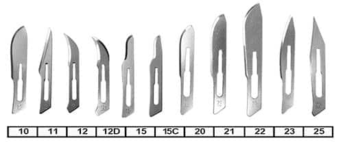 Meta Dental Corp Stainless Steel Surgical Blades, All Sizes 100/pk #990-10