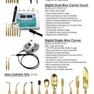 Meta Dental Corp Digital Wax Carvers, Tips, Heating Tool, All Types & Sizes #704