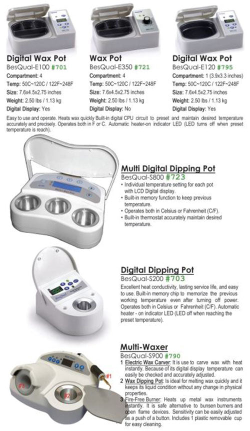Meta Dental Corp Wax & Dipping Pots #701