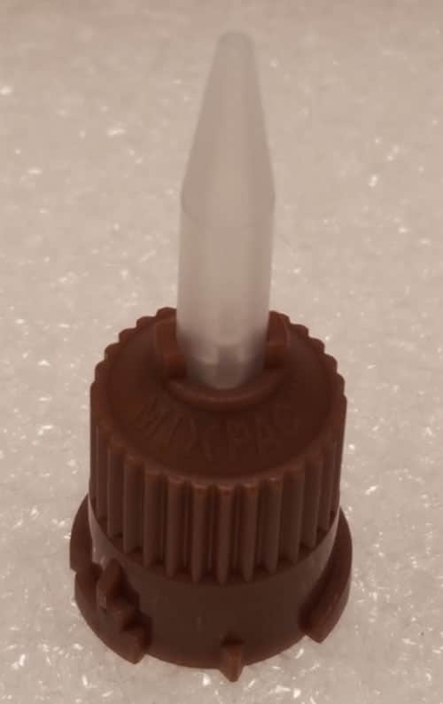 DEFEND Mixpac HP Mixing Tips Brown for Cement 1:1 25/pk #VP-8140T