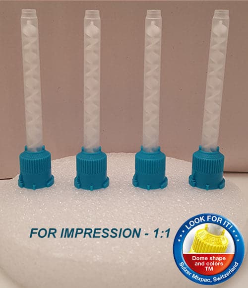 Mark3 Mixpac HP Mixing Tips Teal 6.5MM 1:1 48/pk #100-1413