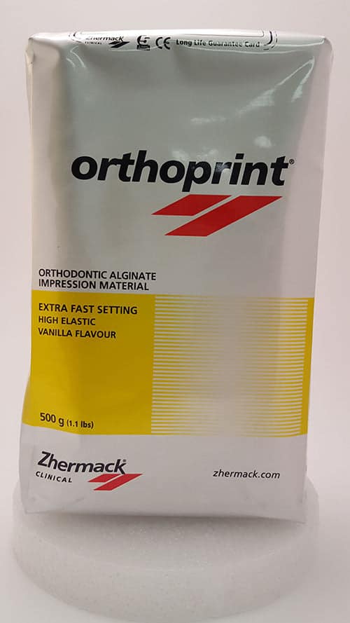 Zhermack Orthoprint Alginate Extra Fast Set 500g Vanilla Flavor