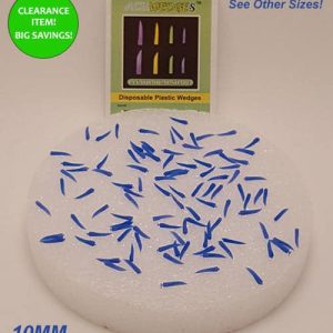 Plasdent Corporation Acuwedges Plastic Disposable Wedges ALL SIZES 100 pcs/box