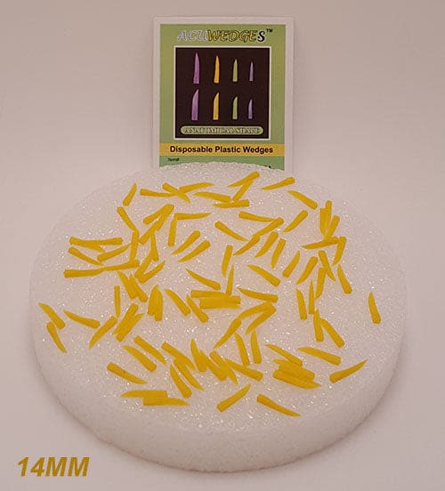 Plasdent Corporation Acuwedges Plastic Disposable Wedges ALL SIZES 100 pcs/box