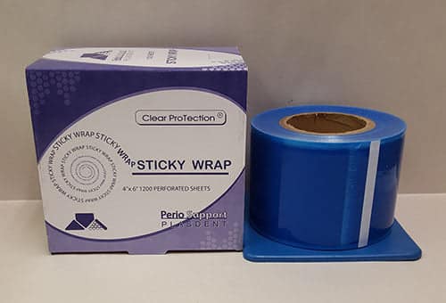 Plasdent Corporation Universal Barrier Film 4"x6" 1,200/Roll Blue