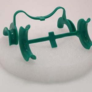 Plasdent Corporation Disposable Plastic Cheek Retractors Small Green 10/pk #EX9008-S