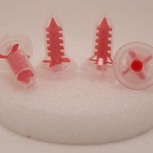 Plasdent Corporation Penta Dynamic Mixing Tips Red 50/pk