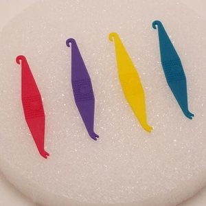 Plasdent Corporation Plastic Disposable Ortho Elastic Placers 100/pk Assorted Colors
